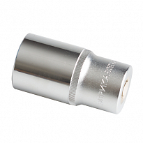 Головка торцевая глубокая 16мм 1/2"DR 6-гранная ЭВРИКА 1/120